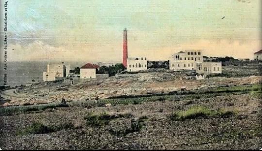 بيروت ،المنارة القديمة سنة 1911 